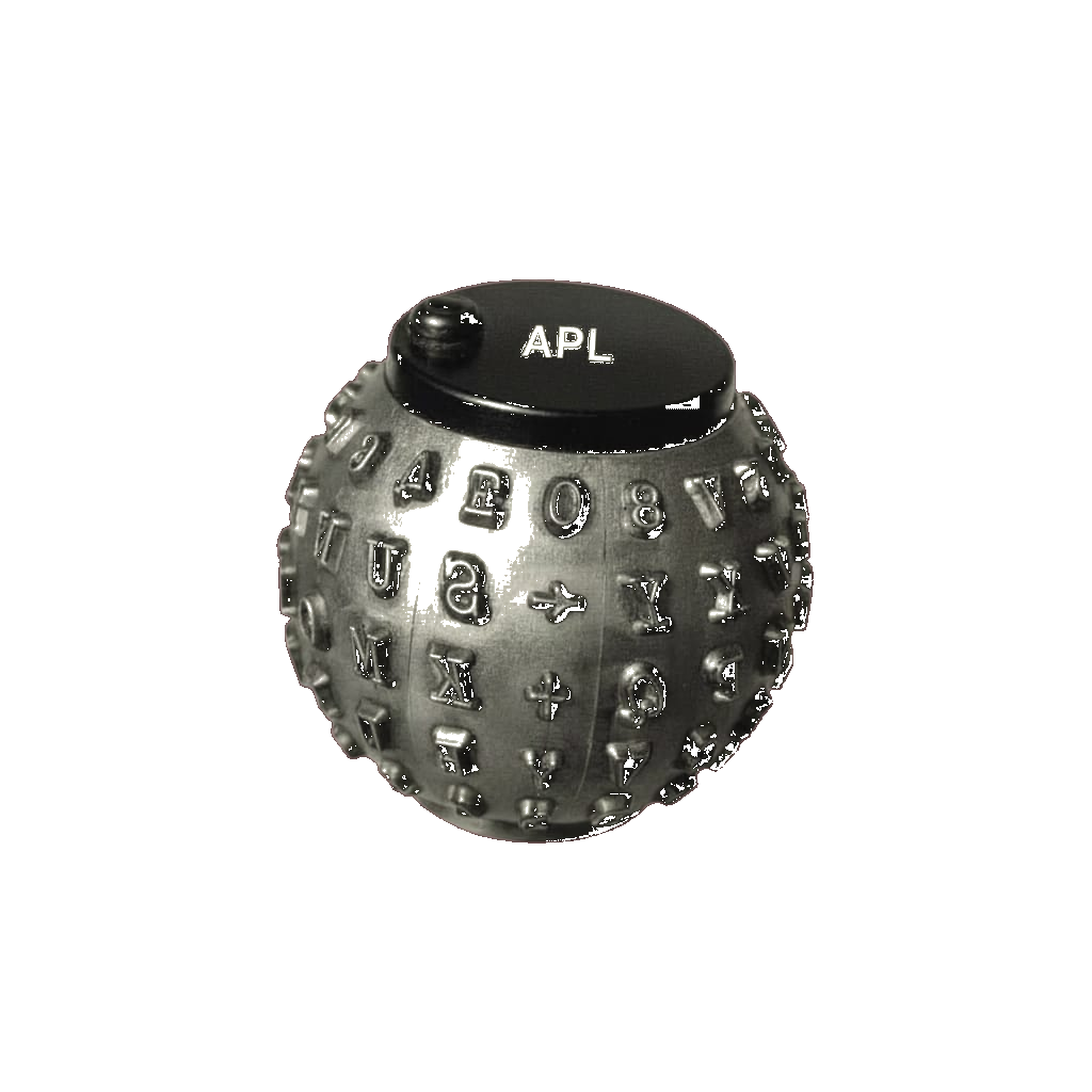 IBM Selectric APL typeball